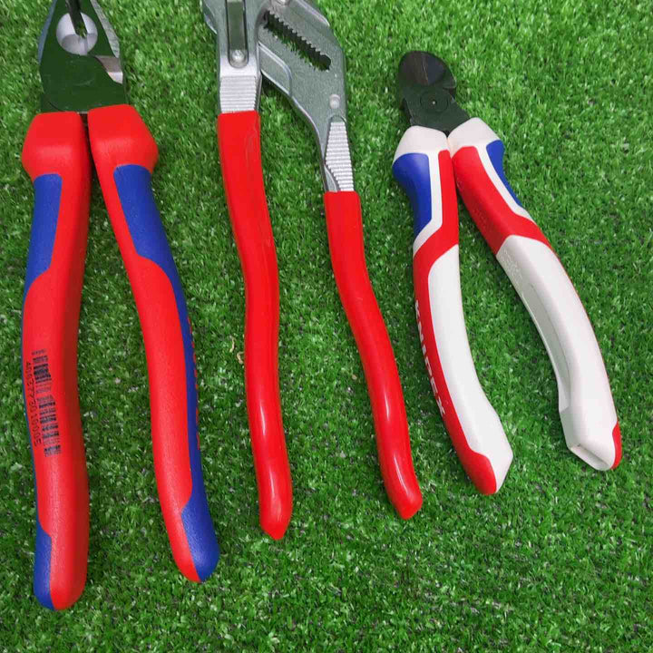 KNIPEX クニペックス 電工ニッパー 160mm 7002160、ウォータポンププライヤー 8603250、強力型ペンチ 0205225 3点セット【藤沢店】