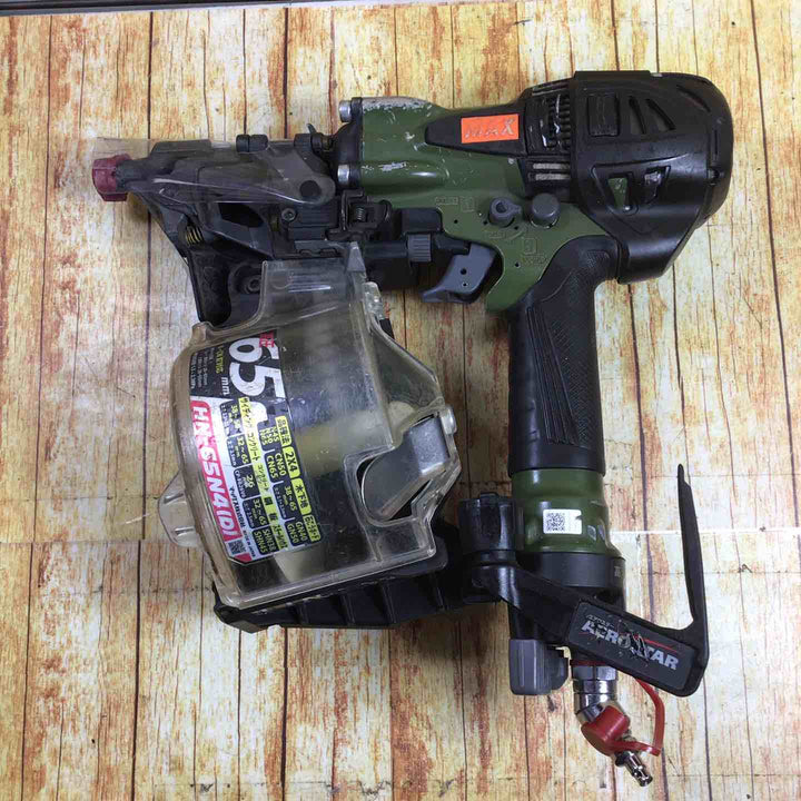 マックス(MAX) 高圧エア釘打ち機 HN-65N4(D)_ミリタリーグリーン【藤沢店】