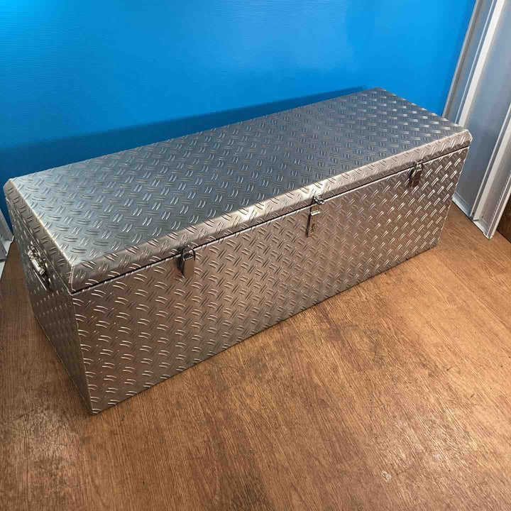 【中古品/店頭受取り限定】新興和産業 アルミチェッカーボックス ATB-125D 幅1250 合板内張式【岩槻店」】