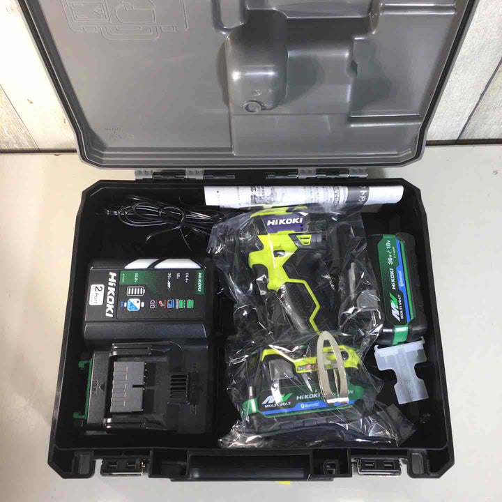 ★ハイコーキ(HIKOKI ※旧:日立工機) コードレスインパクトドライバ スパイダーイエロー WH36DD(2XHYSZ)【戸田店】