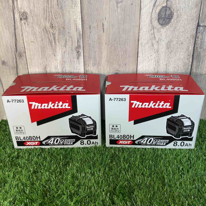 ◇マキタ(makita)リチウムイオンバッテリー 40Vmax/8.0Ah BL4080H 2個セット⑥【戸田店】