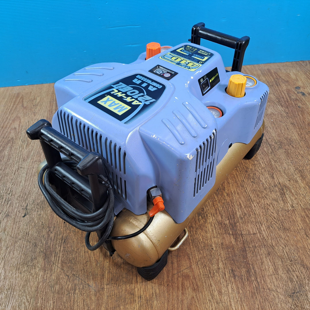 ★マックス(MAX) エアコンプレッサー AK-HL1210E2 充填時間5分30秒 水色【岩槻店】