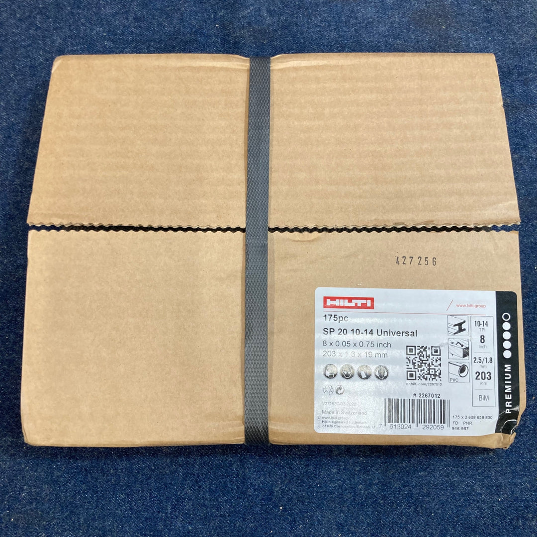 ⑤〇ヒルティ(HILTI) レシプロソーブレード SP20 10-14Univaesal(175pc) 203mm×1.3mm×19mm #2267012【八潮店】