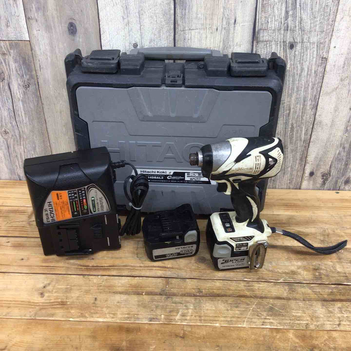 ハイコーキ(HIKOKI ※旧:日立工機) コードレスインパクトドライバー WH14DBAL(2LSCK)(W) 【東大和店】