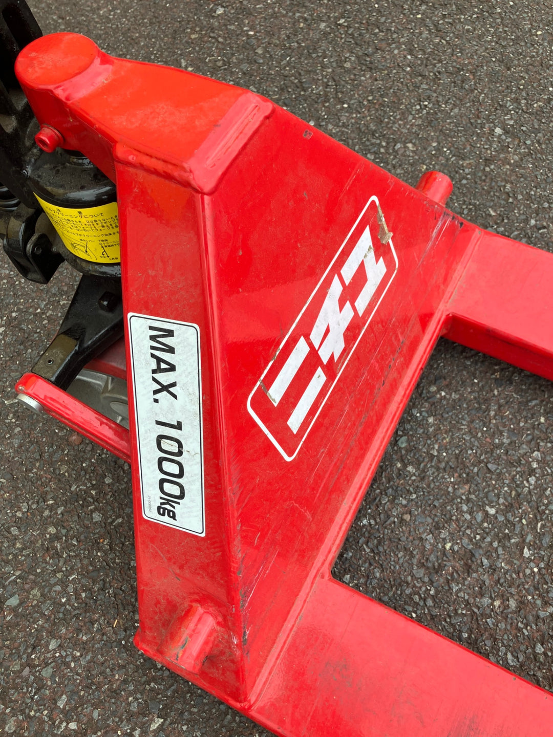 【店頭受取り限定】ニチユ ハンドパレット パレットトラック PT10S-18-100 耐荷重1000kg 爪長さ 1000mm【越谷店】