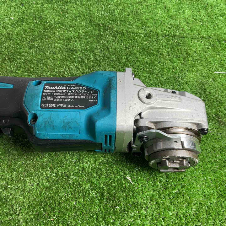 ★マキタ(makita) 100mmコードレスディスクグラインダ GA420DZ【草加店】