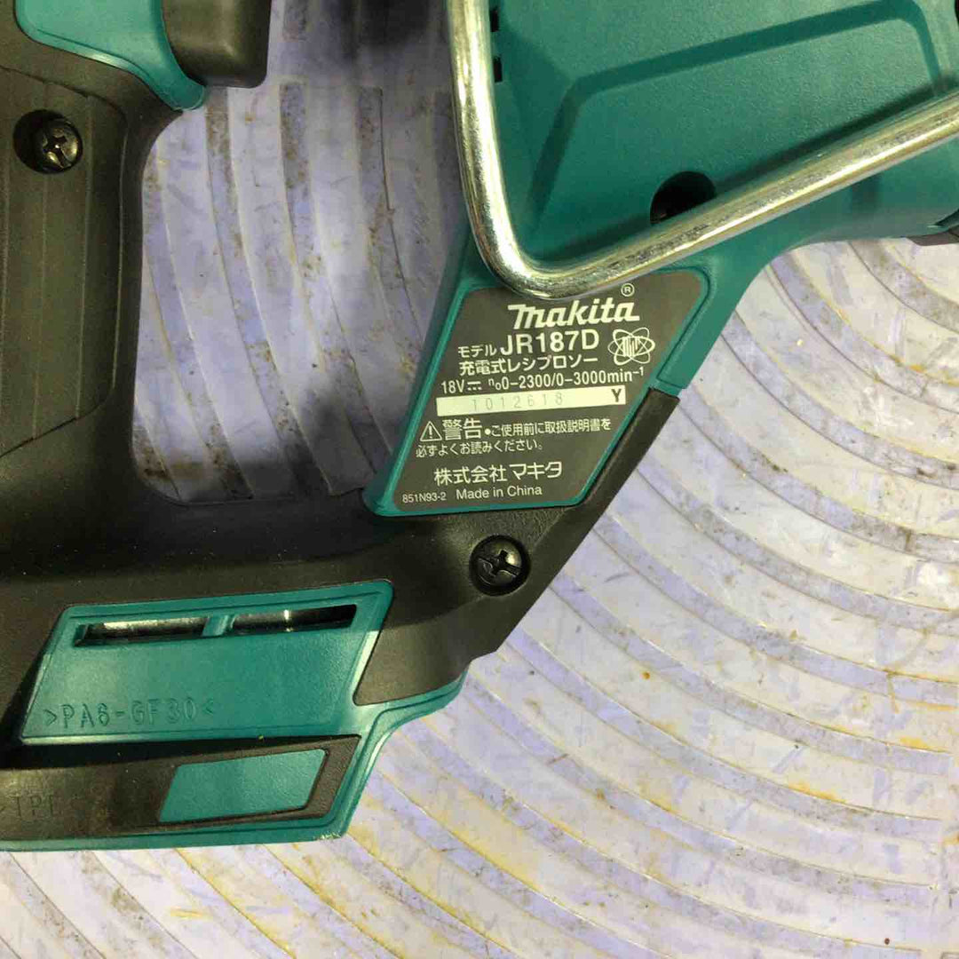★マキタ(makita) コードレスレシプロソー JR187DZK【草加店】
