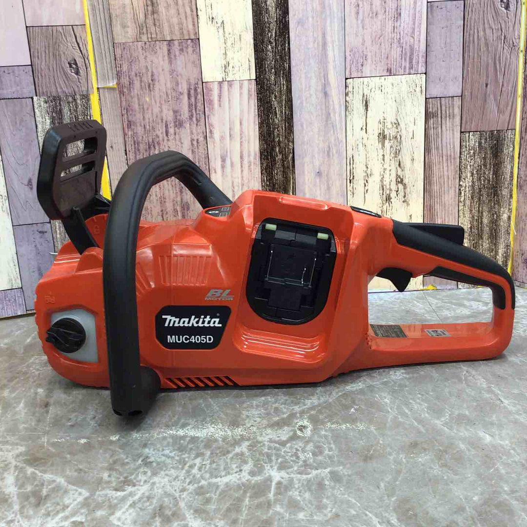 【未使用品】☆マキタ makita 400mm コードレスチェーンソー MUC405DGFR 18V+18V対応(バッテリBL1860Bx2個 2口急速充電器(DC18RD)付【八潮店】