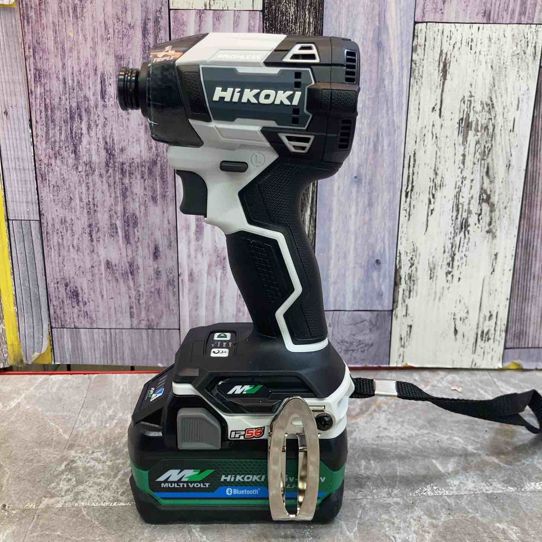 【未使用品】ハイコーキ HIKOKI 36V コードレスインパクトドライバー WH36DD(2XHSZ)(FW) フロスティホワイト【八潮店】