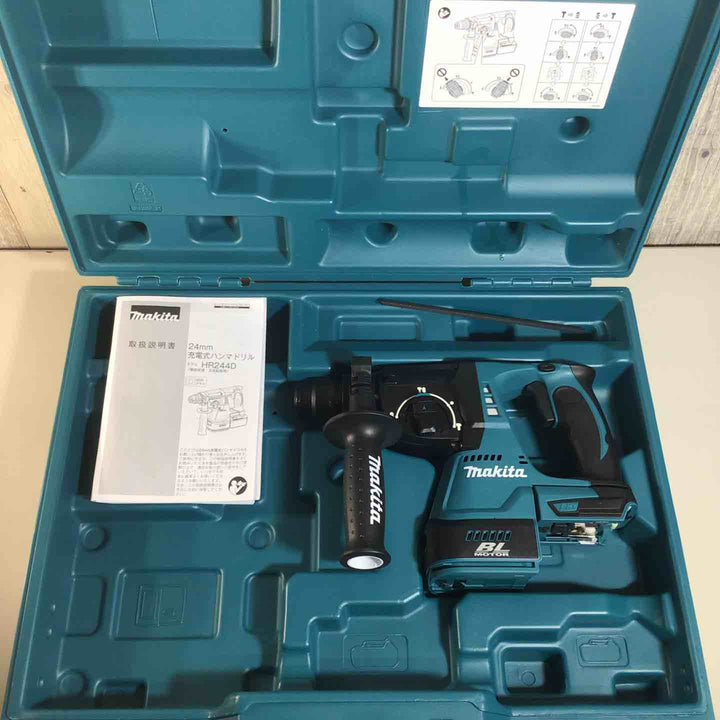 【未使用品】 マキタ makita 24mm コードレス ハンマドリル (本体+ケースのみ) HR244DZK 18V 充電式 ※ケース汚れ凹みあり【戸田店】