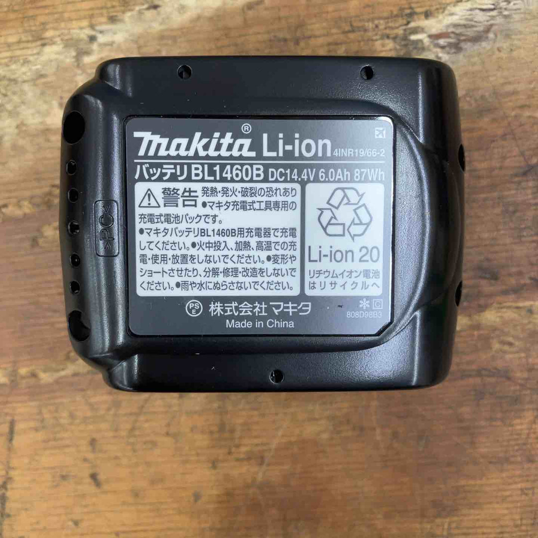 【未使用品】純正品 ★マキタ(makita) リチウムイオンバッテリー 14.4V/6.0Ah BL1460B【柏店】