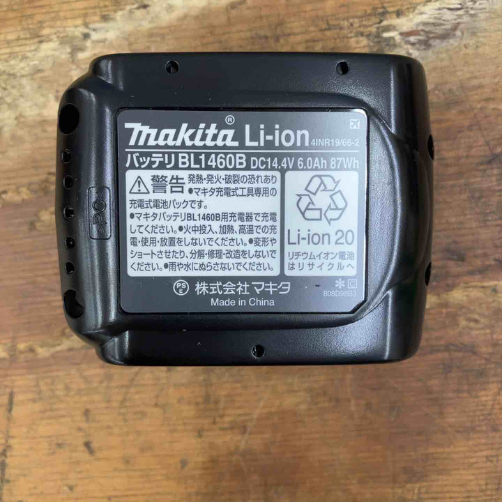 【未使用品】純正品 ★マキタ(makita) リチウムイオンバッテリー 14.4V/6.0Ah BL1460B【柏店】
