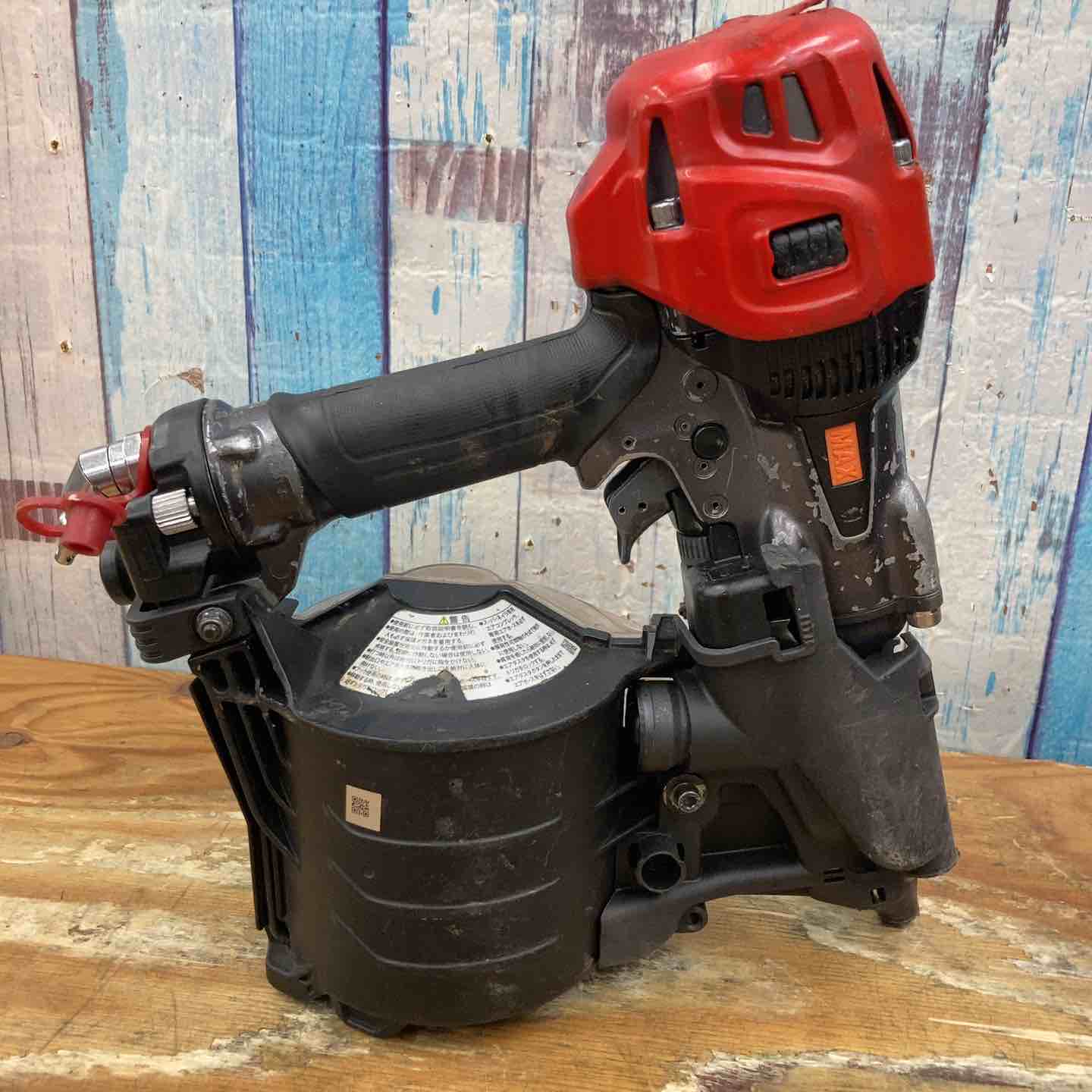 MAX HN-90N4(D) 高圧釘打ち機【野田愛宕店】【店頭取引限定】【中古】管理番号：ITY6PX4MDJOS 中古品】☆マックス(MAX) 高圧 エア釘打ち機 HN-90N4(D) 90mm【柏店