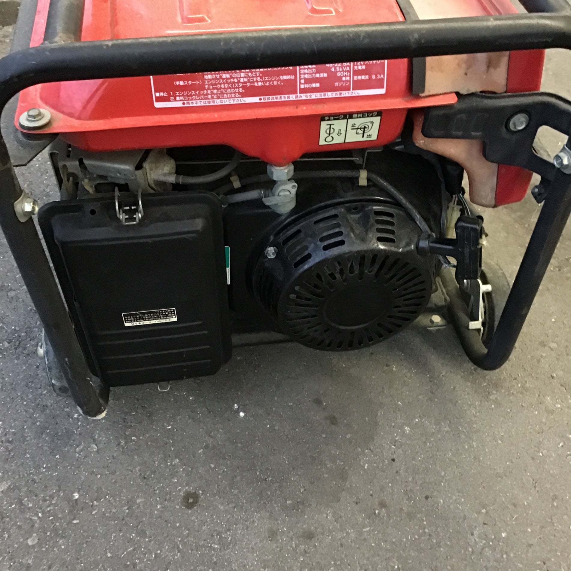 ホンダ EM4500S 発電機 4500W 100/200V 中古 ホンダ EM4500S 発電機 4500W 100⁄200V 中古 公式通販 ジャンク品 店頭