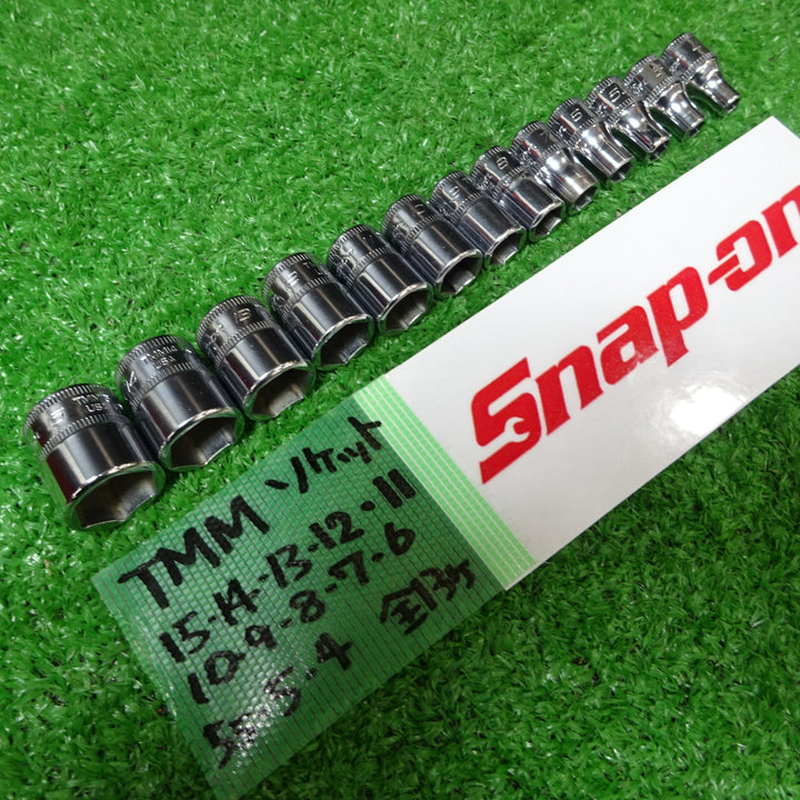 スナップオン/Snap-on 1/4sq シャローソケット TMMシリーズ 4mm-15mm 13個セット【岩槻店】