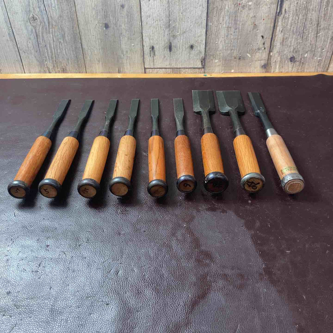 【中古美品】 鑿(のみ) 9本まとめ 左弘 別打 金剛力 政宗 忠綱 平義 【東大和店】