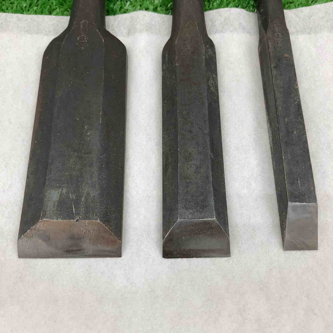 【中古・現状品】 鑿 のみ 正道 銘 3本組 【鴻巣店】