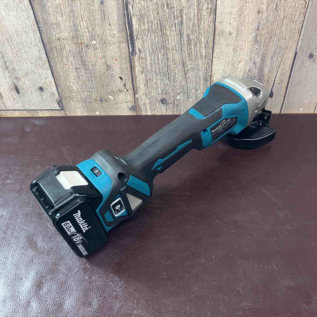 【中古品】マキタ(makita) 100mmコードレスディスクグラインダ GA418DRGX  18V フルセット+バッテリー1個【東大和店】