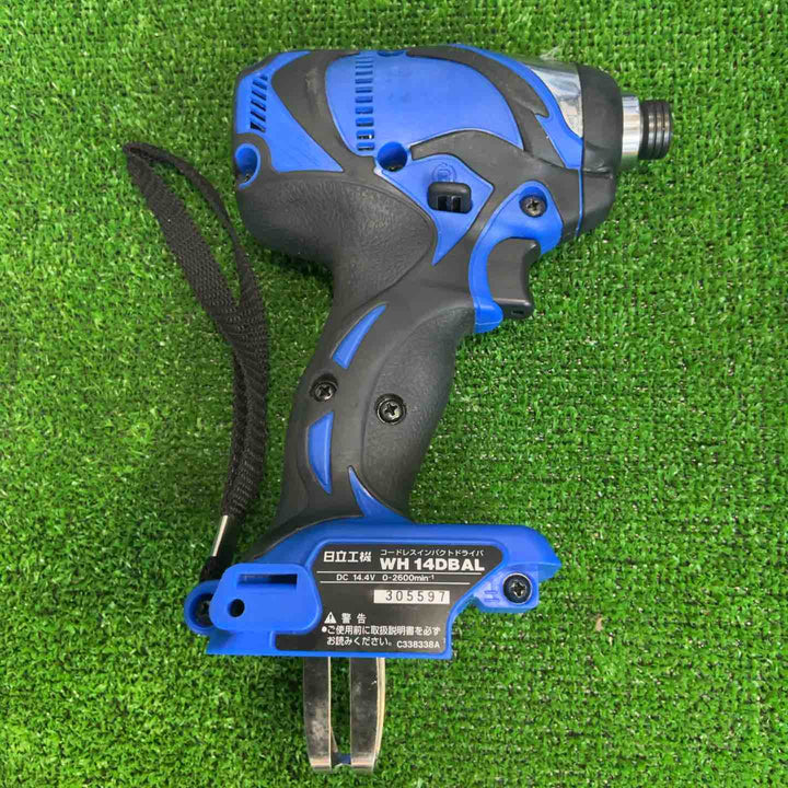 ★ハイコーキ(HIKOKI ※旧:日立工機) コードレスインパクトドライバー WH14DBAL2(2LSCK)(BB)【草加店】
