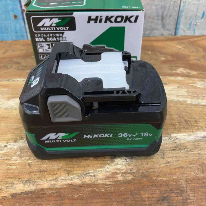 【未使用品】純正品 ★ハイコーキ(HIKOKI ※旧:日立工機) リチウムイオンバッテリー 36V/2.5Ah BSL36A18X【柏店】
