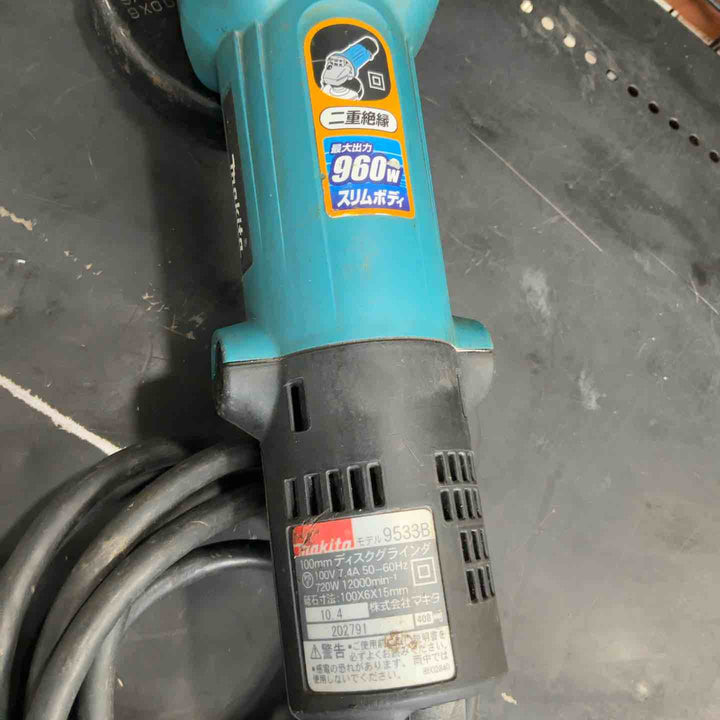 ☆マキタ(makita) 100mmディスクグラインダ 9533B【草加店】