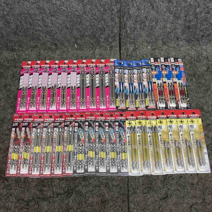 【未使用品】 ベッセル/ANEX/新亀製作所 インパクトビット(+1) 68パック 2本入 (計136本) 18V・40V対応 【鴻巣店】