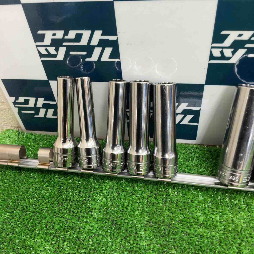 スナップオン(Snap-on) ディープソケット 11点セット S40I/38/34/30/28/26/S18IA/16/14/12/10【草加店】
