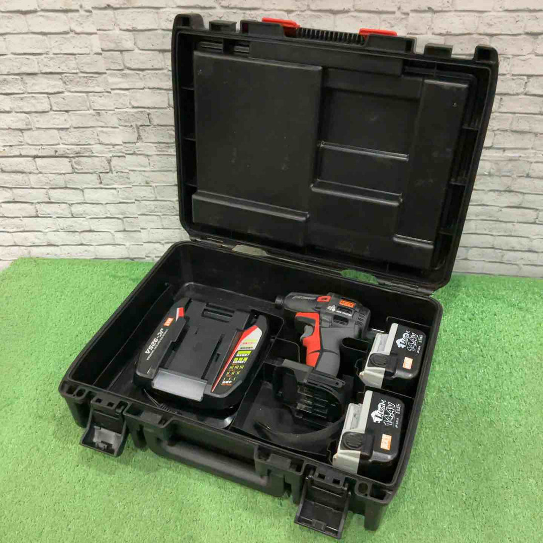 ★マックス(MAX) コードレス静音インパクトドライバー PJ-SD102-B2C/1850A 14.4V 動作確認済み【川口店】