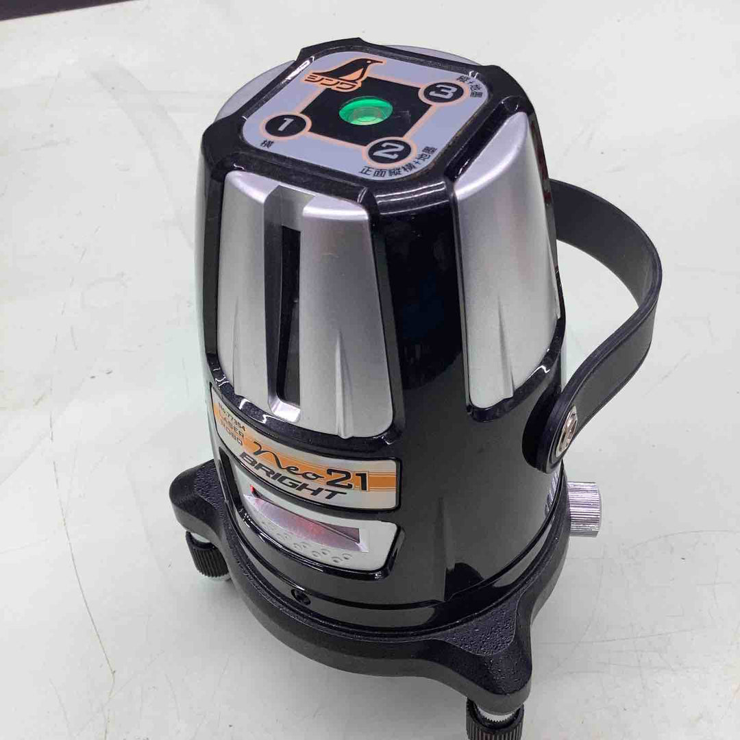 シンワ測定 レーザー墨出し器 Neo21 BRIGHT No.77354 縦・横・地墨 レーザーロボ ネオ ブライト 現状品につき保証なし ノークレームノーリターンでお願い致します【越谷店】