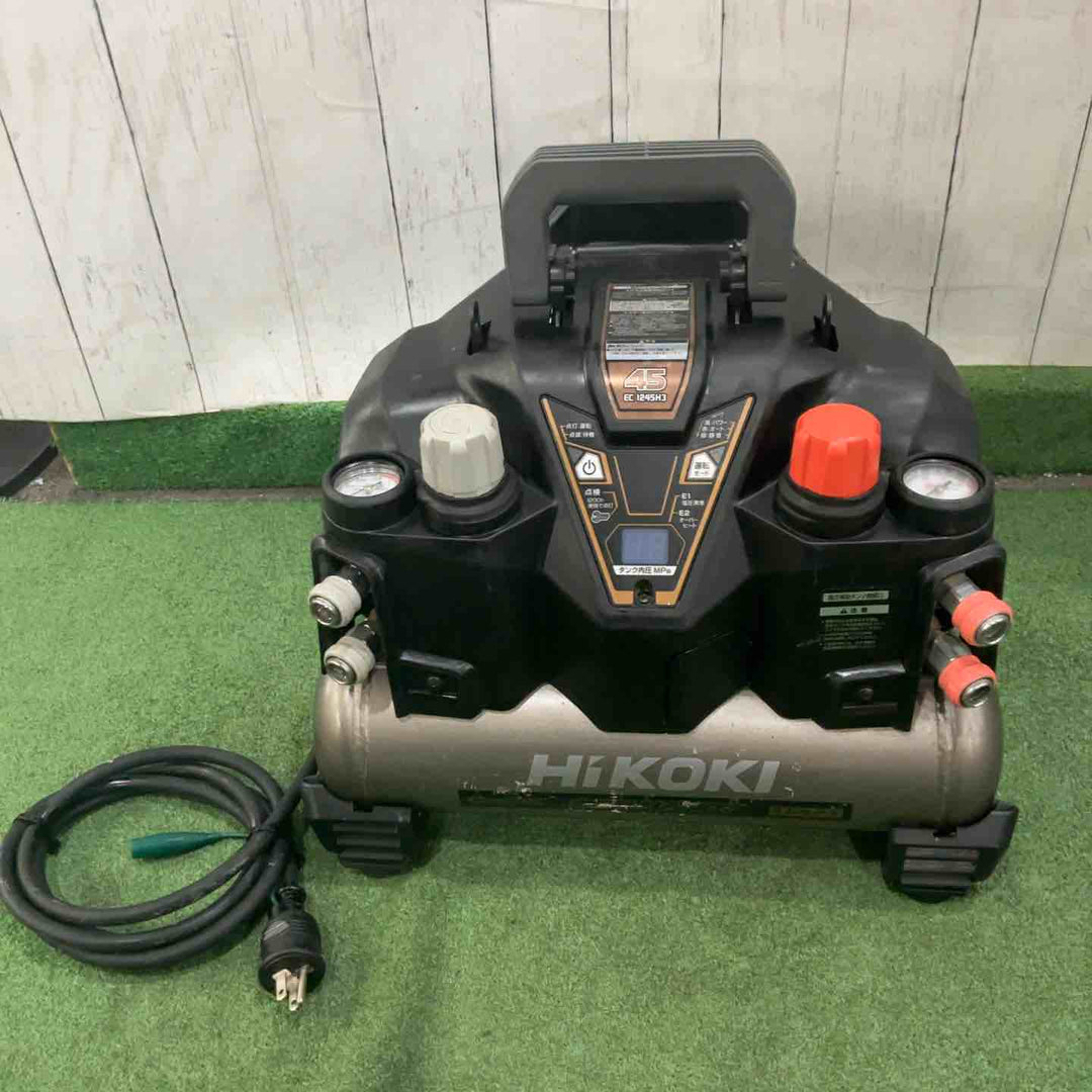 ★ハイコーキ(HIKOKI ※旧:日立工機) 高圧エアコンプレッサ EC1245H3(CTN) 動作確認済【川口店】