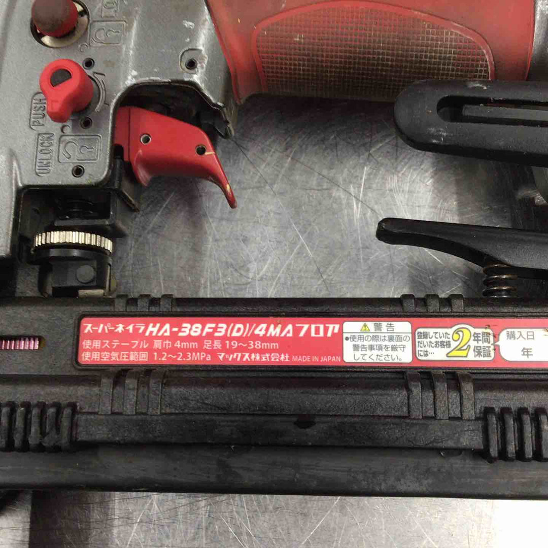 【中古品】★マックス(MAX) 高圧フロアタッカ HA-38F3D/4MAフロア【戸田店】