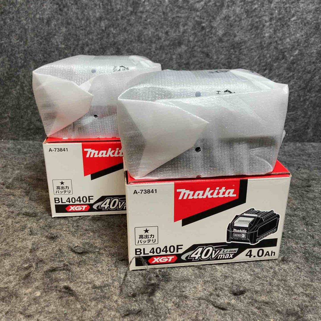 純正2個セット マキタ(makita) 高出力リチウムイオンバッテリー 40Vmax/4.0Ah BL4040F 2点まとめ 【桶川店】