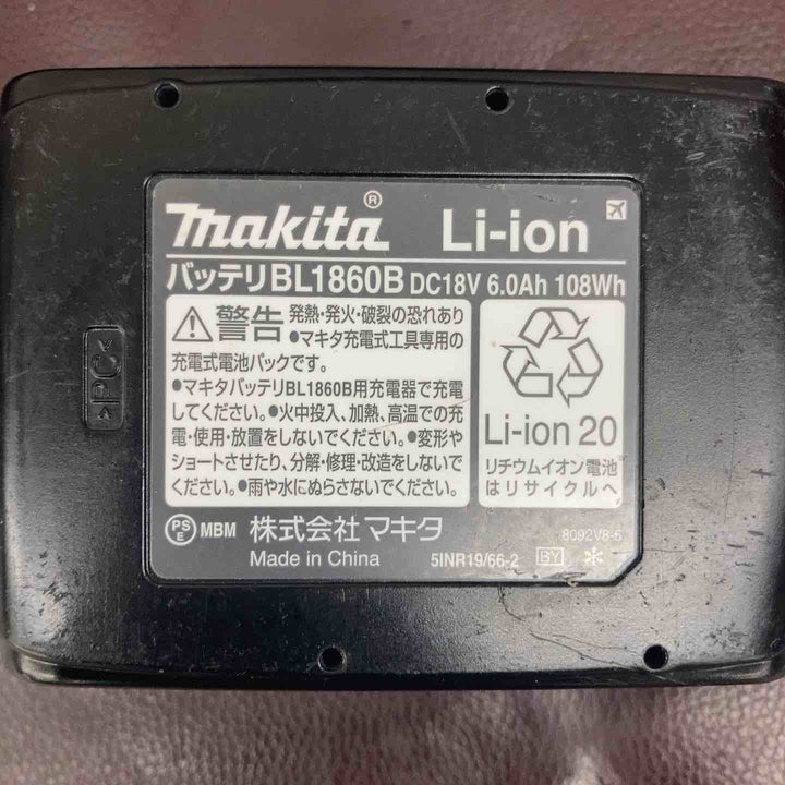 【中古品】 マキタ(makita) コードレスレシプロソー JR184DZT バッテリー1個付属 【東大和店】