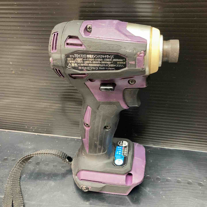 ★マキタ(makita) コードレスインパクトドライバー TD172DZAP【川越店】