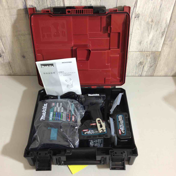 ★マキタ(makita) コードレスインパクトドライバー TD002GRDXB ブラック【戸田店】