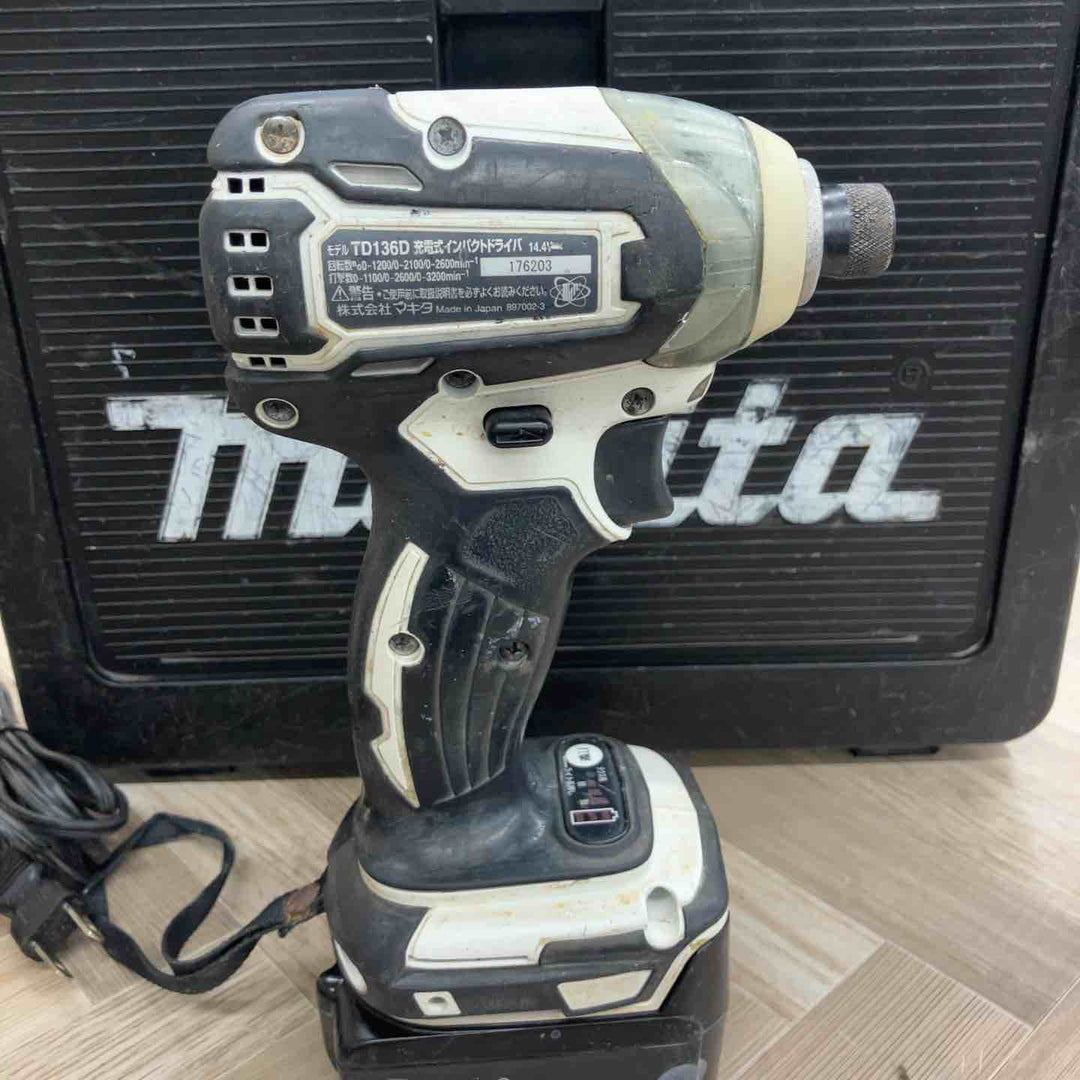 ★マキタ(makita) コードレスインパクトドライバー TD136DRFXW【八潮店】