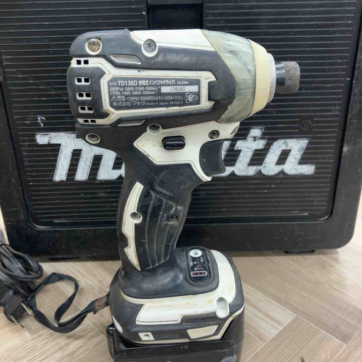★マキタ(makita) コードレスインパクトドライバー TD136DRFXW【八潮店】