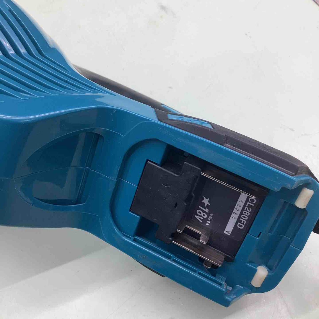 マキタ コードレス掃除機CL280青 カプセル式&サイクロン 18Vバッテリ充電器付 CL280FDRFC【越谷店】