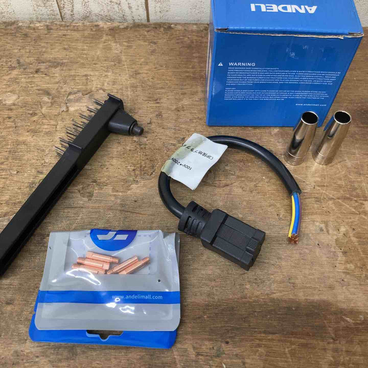 【中古/美品】ANDELI 半自動溶接機 MIG-250ME ノンガスMIG/アーク溶接/LIFT TIG 100V/200V兼用【柏店】