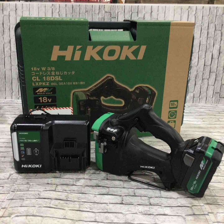 ★ハイコーキ(HIKOKI ※旧:日立工機) コードレス全ネジカッター CL18DSL(LXPKZ)【川口店】