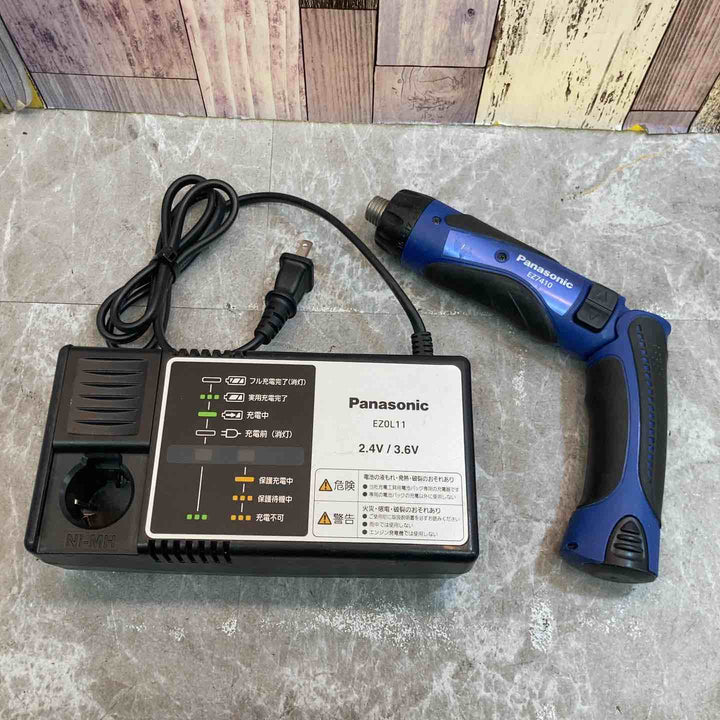 ◇パナソニック(Panasonic) コードレスドリルドライバー EZ7410LA1S-A ブルー【八潮店】