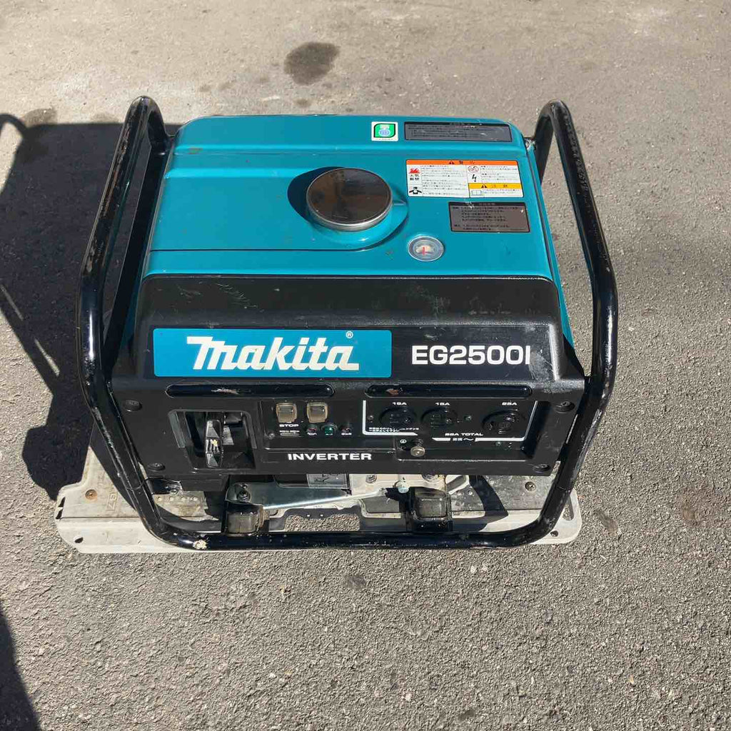 【中古】【店頭引取限定】MAKITA EG2500I インバーター　91300円 マキタ（makita） EG2500I インバーター発電機 定格出力2.5kVA 連続
