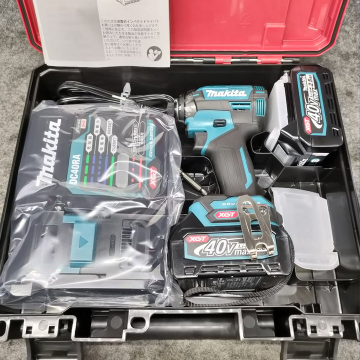 ★マキタ(makita)40Vmaxコードレスインパクトドライバー TD002GRDX 店頭展示品【柏店】