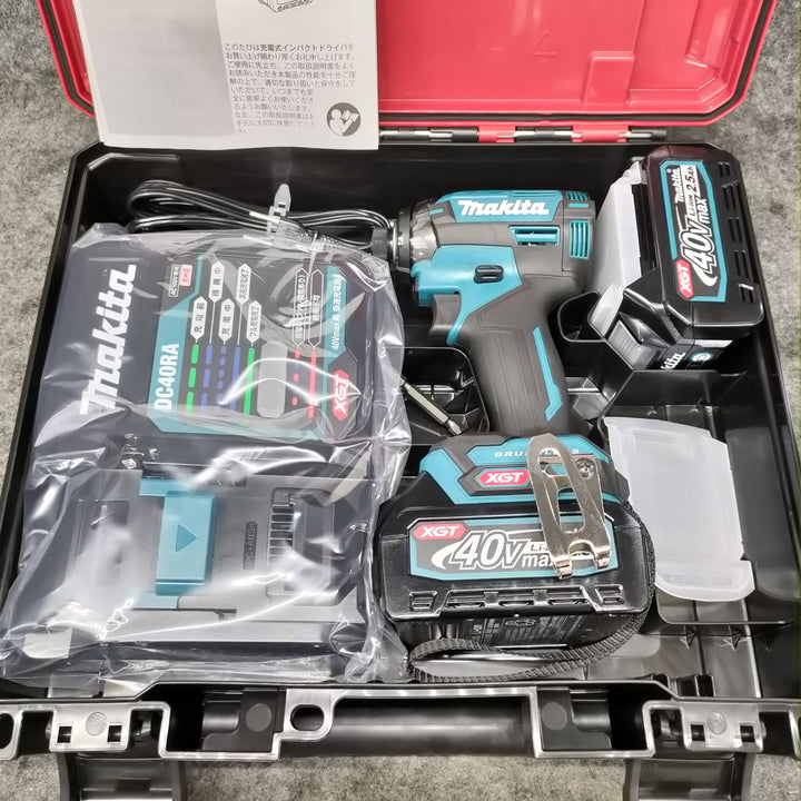 【未使用】 マキタ makita 40Vmax コードレスインパクトドライバ TD002GRDX 【桶川店】