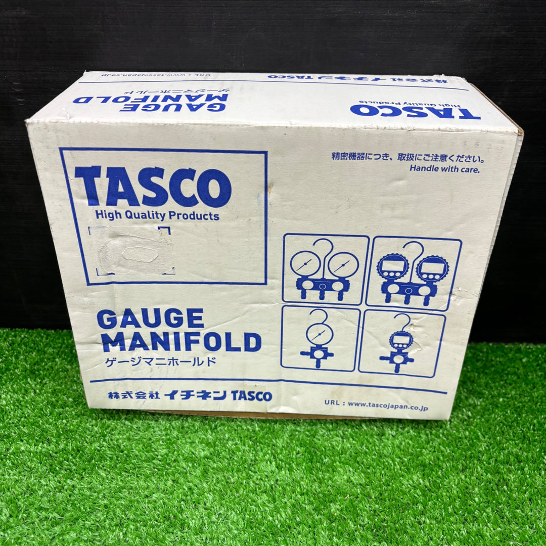 ◇TASCO ゲージマニホールドセット(チャージバルブ付) R410A/R32【電材館越谷店】
