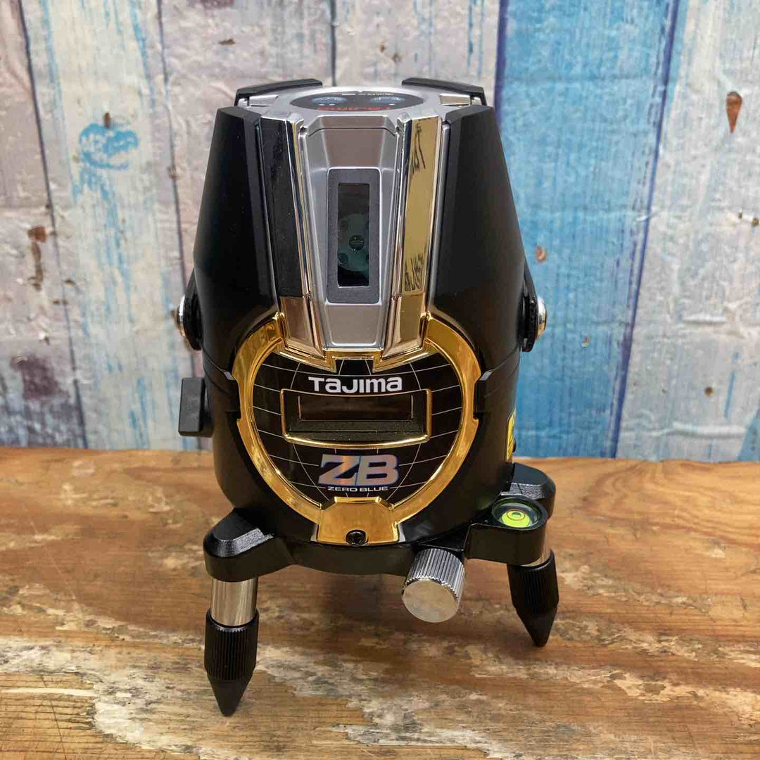 【未使用品】タジマ(TAJIMA)  ブルーグリーンレーザー墨出し器 ZEROB-KY 矩・横  ZERO BLUEｰKY 本体+ケースのみ【柏店】