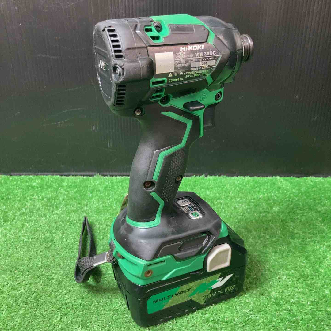 ★ハイコーキ(HIKOKI ※旧:日立工機) コードレスインパクトドライバ WH36DC(2XPS)(L) Bluetooth非対応電池【岩槻店】