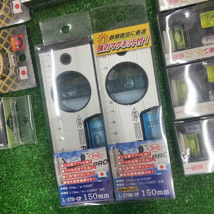 18go【未開封/送料無料】水平器 磁石モデル マグネット付き 40個まとめ売り エビスダイヤモンド KOD シンワ等【川越店】