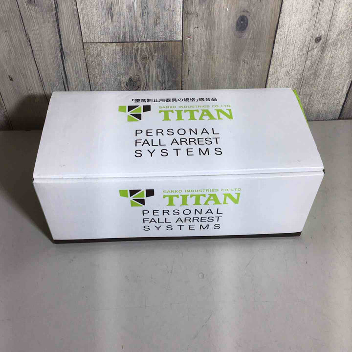 タイタン(TITAN) ダブルフック 二丁掛け REELOCK SIINEOライト 墜落防止用 +RICORO-N 補助ロープ ワンタッチバックルタイプ BL L OT-SLN505-RW-BL-L