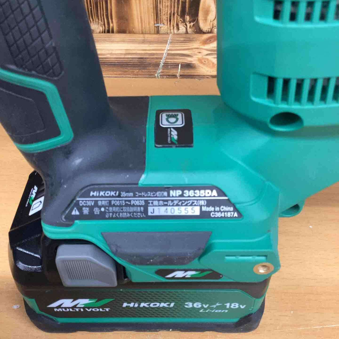 ★ハイコーキ(HIKOKI ※旧:日立工機) コードレスピンネイラ NP3635DA(XPZ)【越谷店】